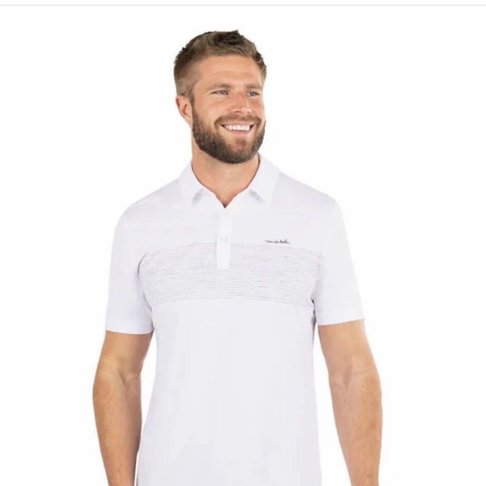 Travis Mathew Brecon Range Polo - size XXL - white